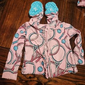 Posh Peanut Zippy Tennis Pjs 9-12 Month